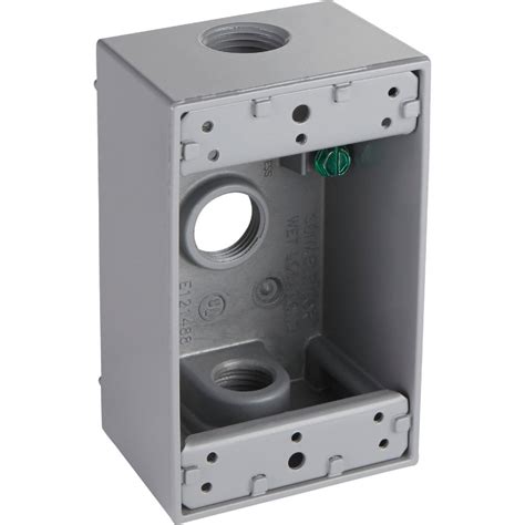 deep single gang metal box|single gang weatherproof outlet box.